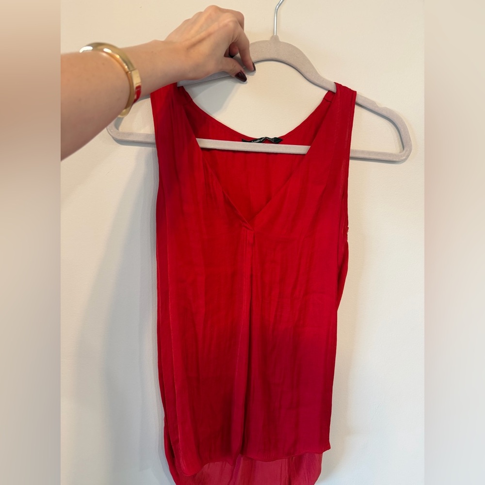 Stradivarius Red Blouse